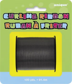 Black Curling Ribbon - 91.4m