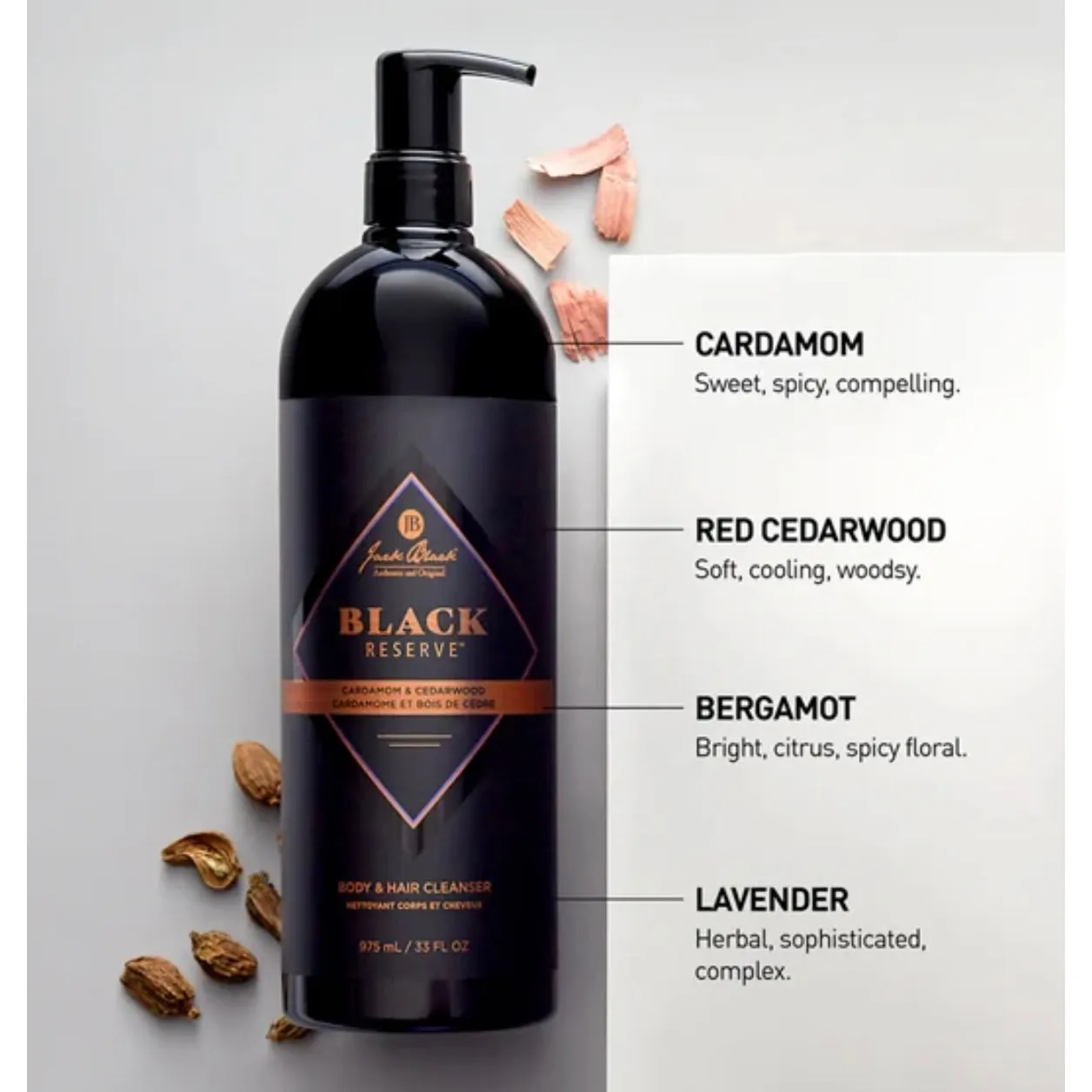 Black Reserve Body & Hair Cleanser 33 oz. by Jack Black