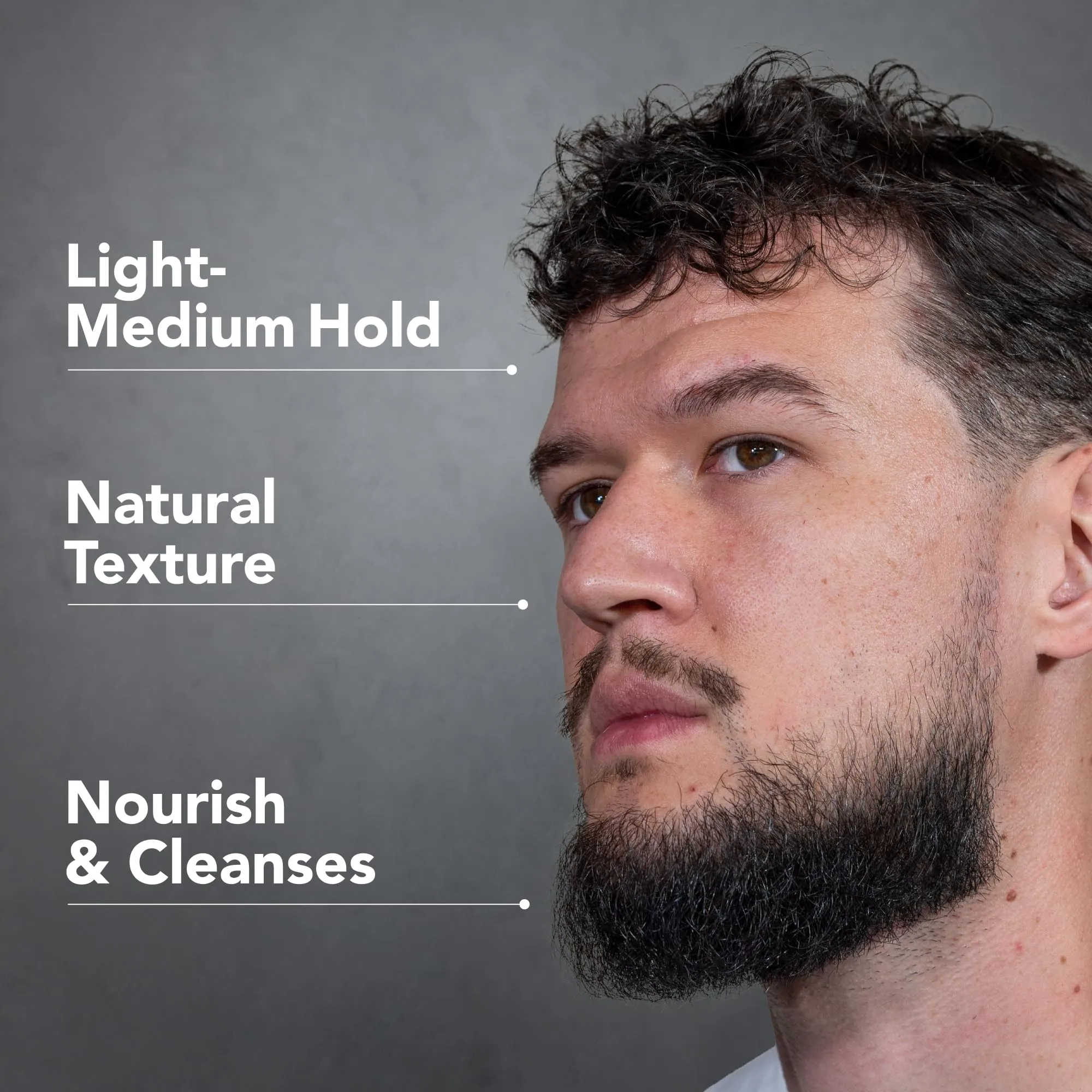 BluMaan Men’s Hybrid Styling Cream Clay | Matte Cream Hair Clay, Easy Workability and Voluminous Hold | Light to Medium Hold for a Smooth Stick, Textured, Matte Finish | 2.5 oz (74 ml)
