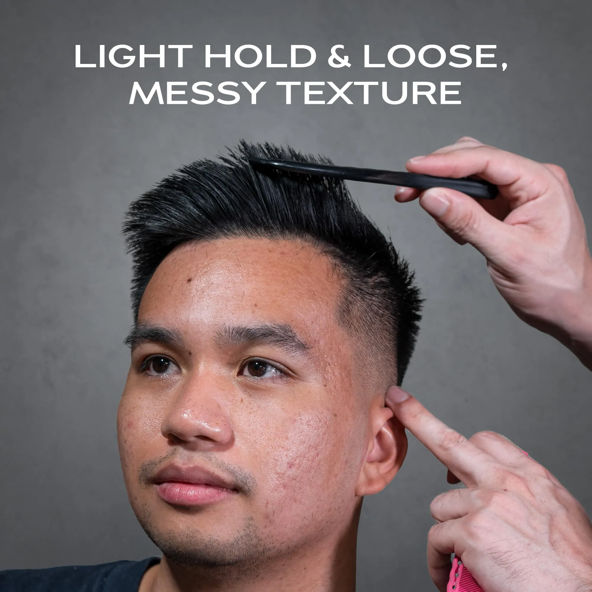 BluMaan Men’s Hybrid Styling Cream Clay | Matte Cream Hair Clay, Easy Workability and Voluminous Hold | Light to Medium Hold for a Smooth Stick, Textured, Matte Finish | 2.5 oz (74 ml)