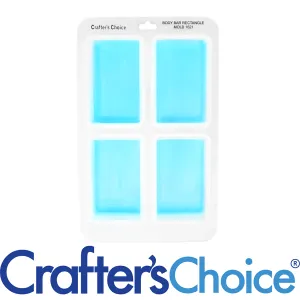 Body Bar Rectangle Silicone Soap Mold