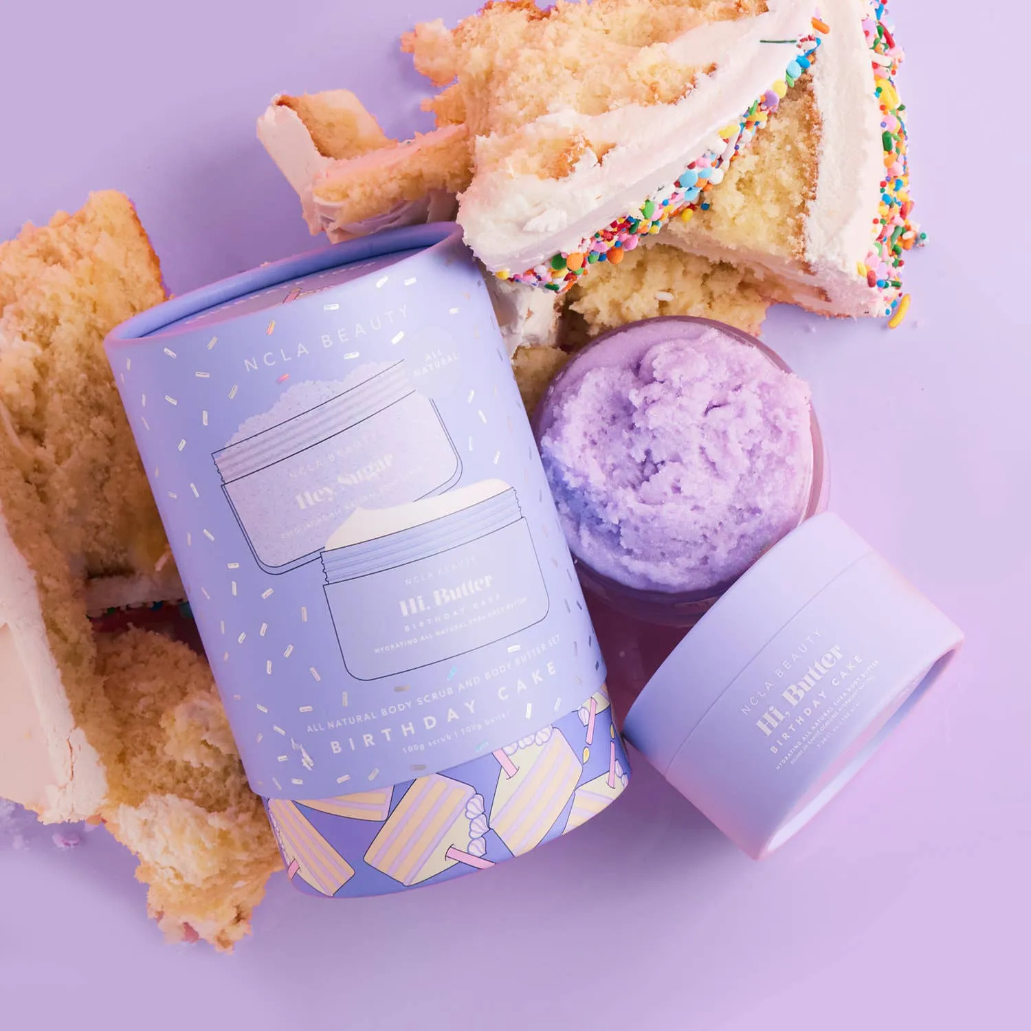 Body Scrub   Body Butter Set-Birthday Cake
