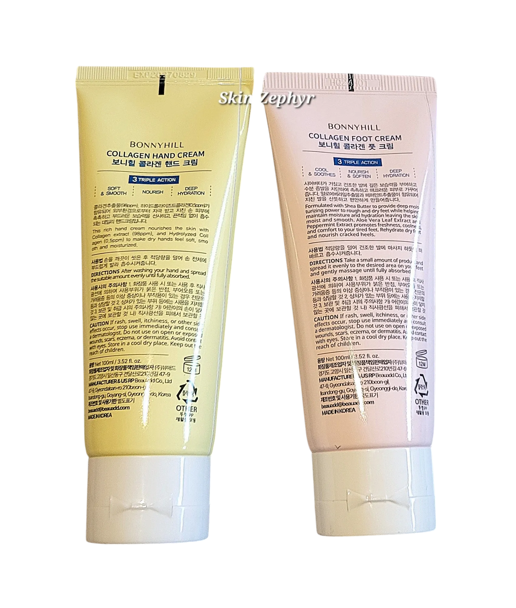 Bonnyhill Collagen Hand and Foot Cream Set