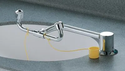 Bradley Swing Activated  Eye Wash Fixture