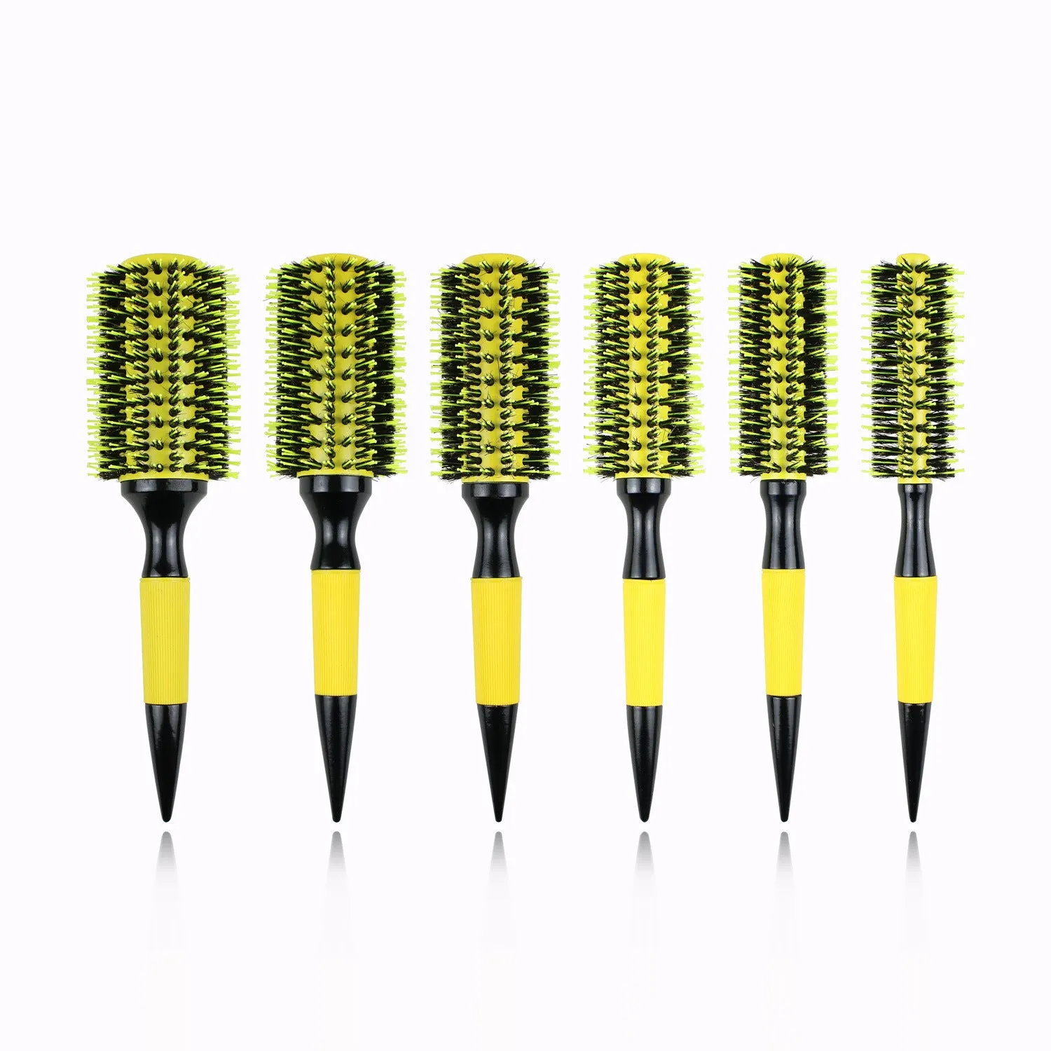 Brazilian Comb Pointed Tail Bristle Inner Buckle Pear Flower Hot Ceramic Aluminum Tube Hair Comb Anti-static Shunfa Styling Comb