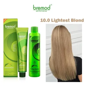 Bremod Performance 10.0 Lightest Blond Hair Color With Oxidizer - 100ml 100g