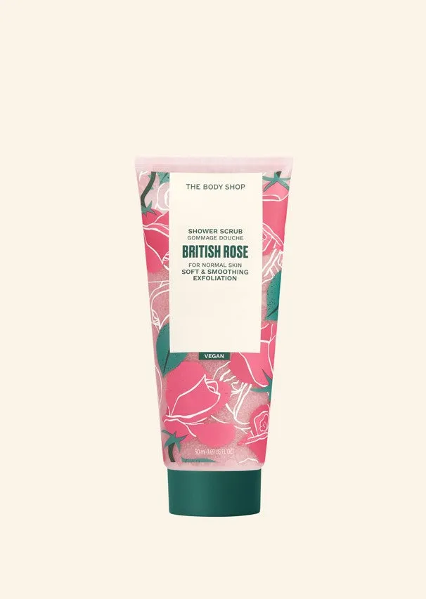 British Rose Shower Scrub