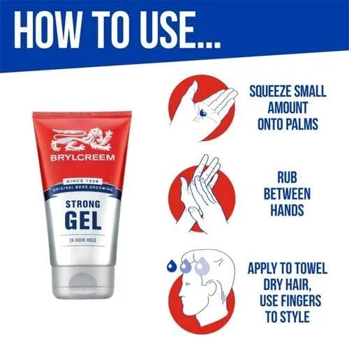 Brylcreem Strong Hold Styling gel 150ml