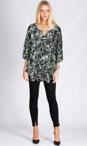 BT100214-23NC Graphic Print Top (Pack)