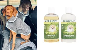 Buy and Save - Wash and Dry Dog Drying Jacket, Shampoo and Conditioner