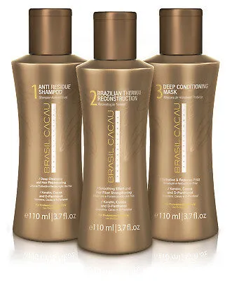 CADIVEU - Brazilian Thermal Reconstruction Kit, Smooth & Shiny Hair