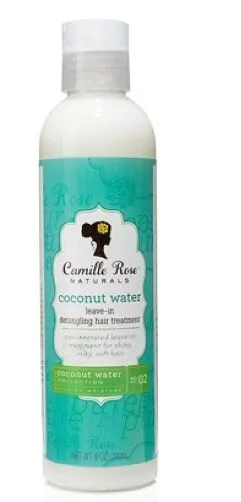 Camille Rose Naturals Coconut Water Leave In Hair Treatment 8 oz