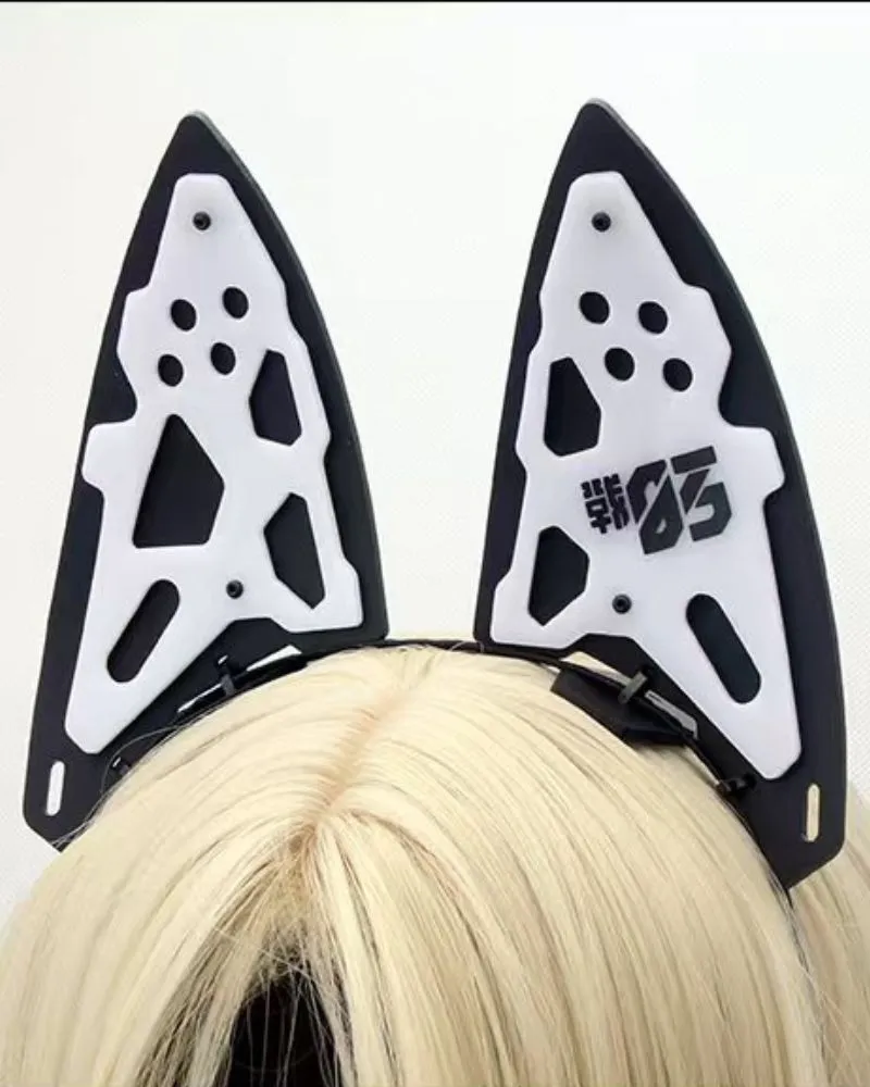 Cat Ears Cosplay Mask Hairband Hand Armor