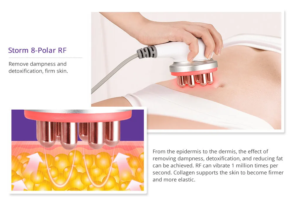CaVstorm Caviation 3.0 Ultrasonic Radio Frequency Slimming Microcurrent Bio Photon Skin Care Machine