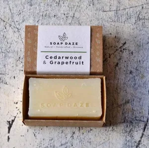 Cedarwood & Grapefruit Large Natural Soap - Soap Daze