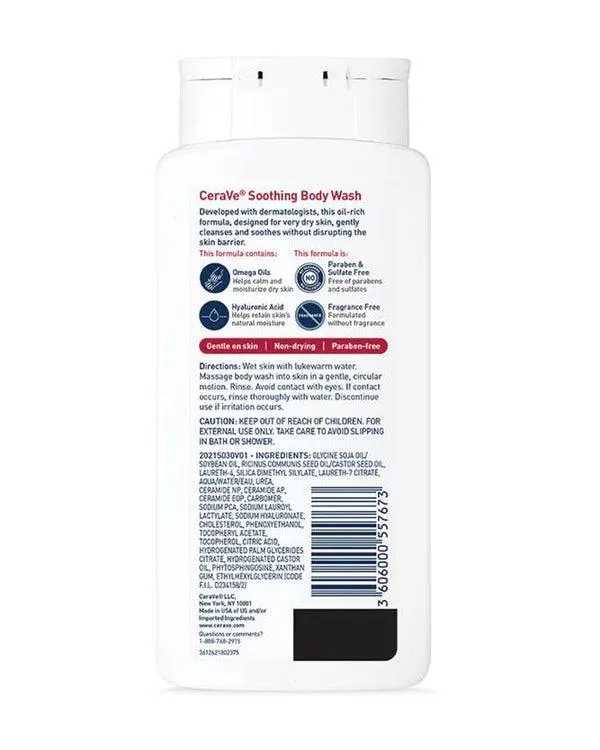 CeraVe - Soothing Body Wash - 296ml