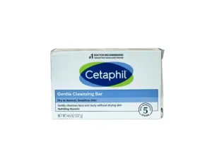 Cetaphil gentle cleansing bar face & body ‏صابونة الوجه والجسم سيتافيل للبشرة الجافة الحساسة