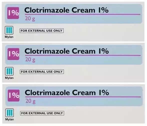 Clotrimazole Cream 1% Fungal Skin Treatment 20g