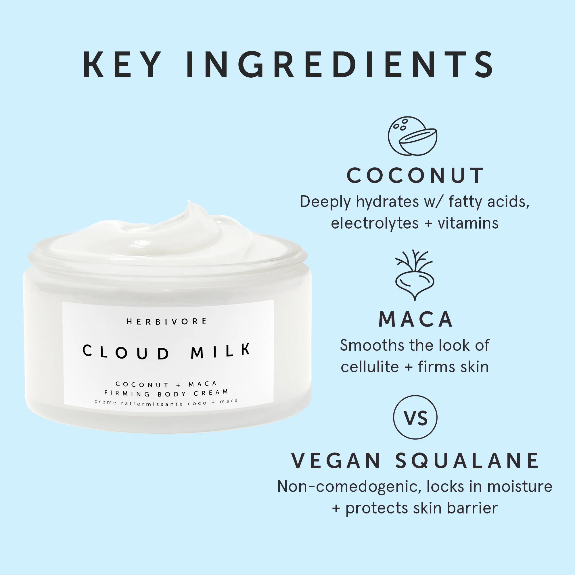 Cloud Milk Coconut   Maca Firming Body Cream