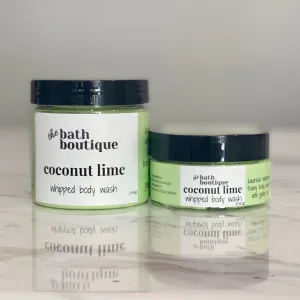 coconut lime whipped body wash