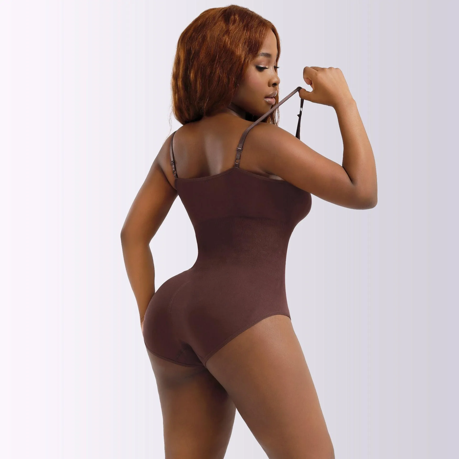 Corset Bodysuit – Nylon Slimming, Seamless Waist Girdling & Hip Lifting
