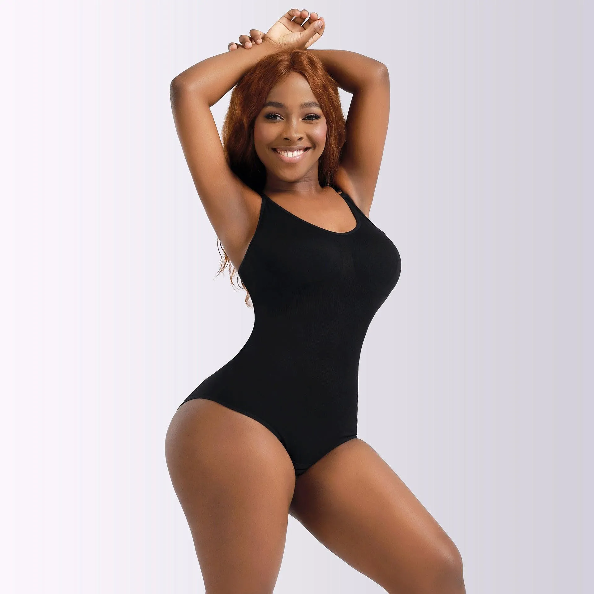 Corset Bodysuit – Nylon Slimming, Seamless Waist Girdling & Hip Lifting