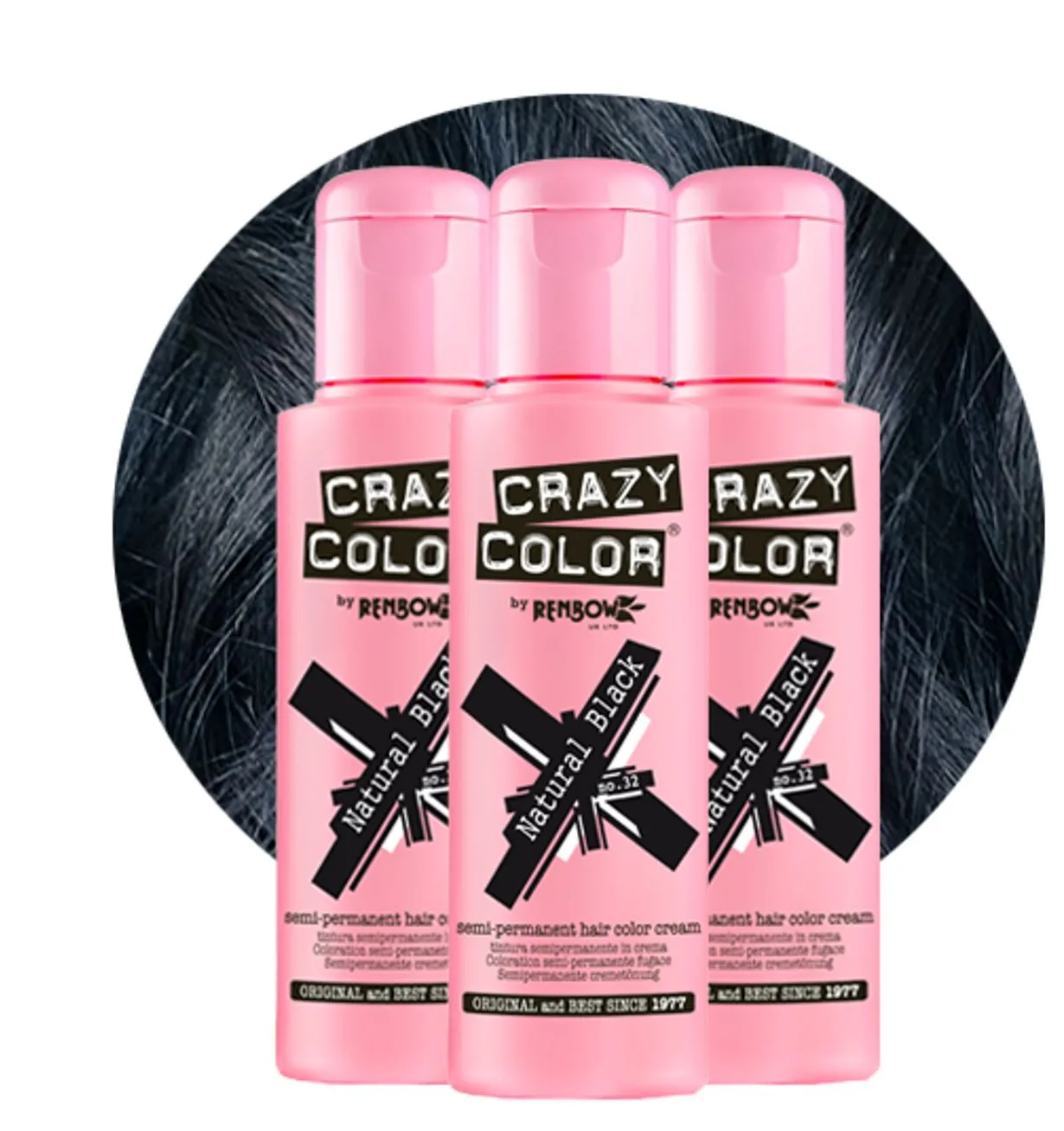 Crazy Color - Natural Black