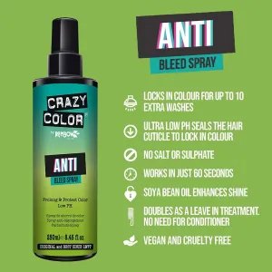 Crazy Colour - Anti Bleed Spray- Crazy Colour Anti Bleed Spray Prolong & Protect Color Ph 250Ml