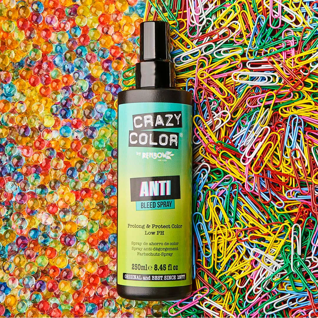 Crazy Colour - Anti Bleed Spray- Crazy Colour Anti Bleed Spray Prolong & Protect Color Ph 250Ml
