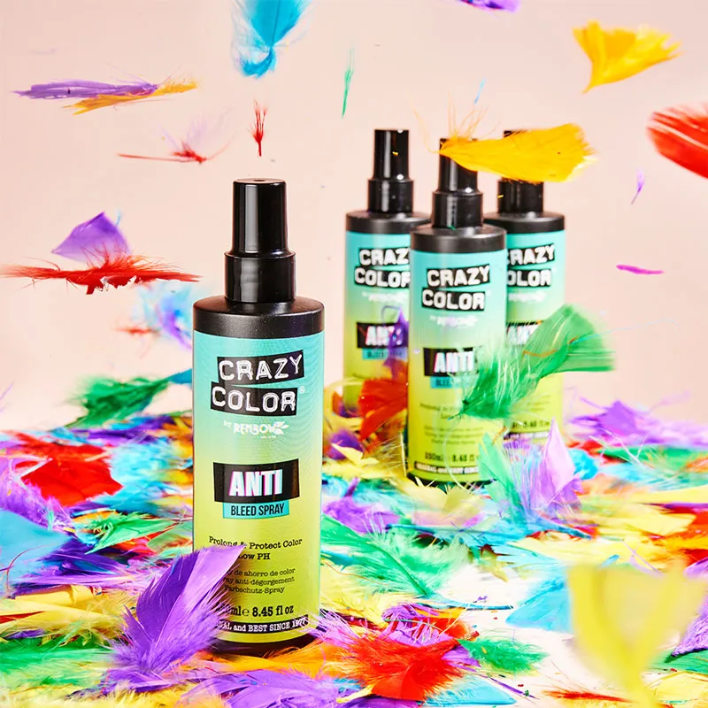Crazy Colour - Anti Bleed Spray- Crazy Colour Anti Bleed Spray Prolong & Protect Color Ph 250Ml