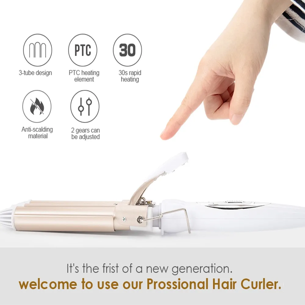 Crimping Curling Iron
