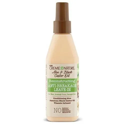 Crème of Nature Aloe Black Castor Oil Leave in 8oz/236ml