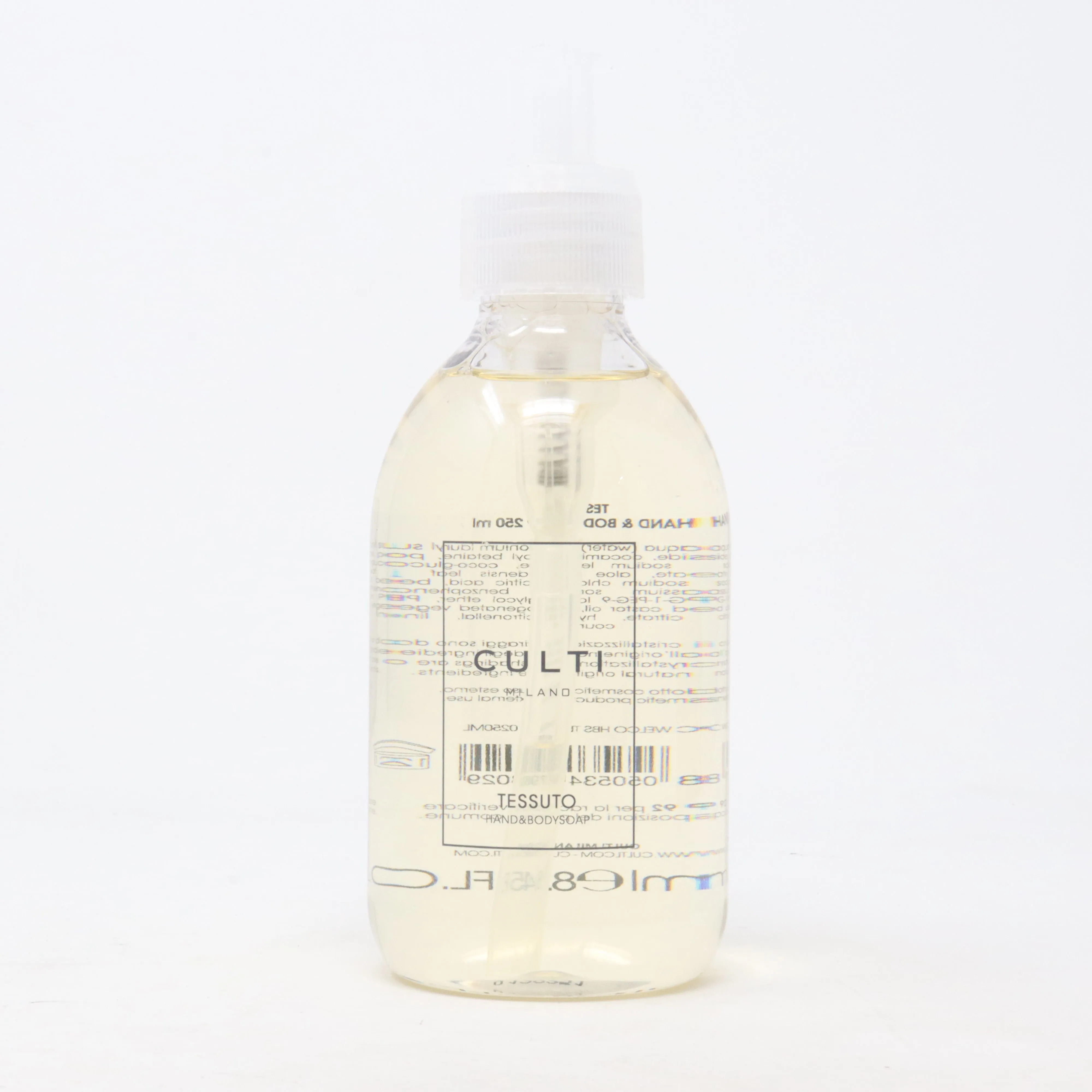 Culti Milano Tessuto Hand & Body Soap 8.45oz/250ml New