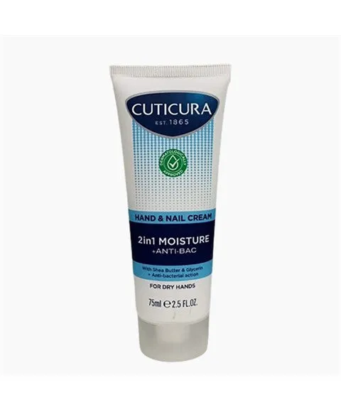 Cuticura 2In1 Hand And Nail Moisture Plus Anti Bac Cream