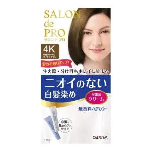 Dariya Quick Hair Dye Cream Light Chestnut Brown #4K