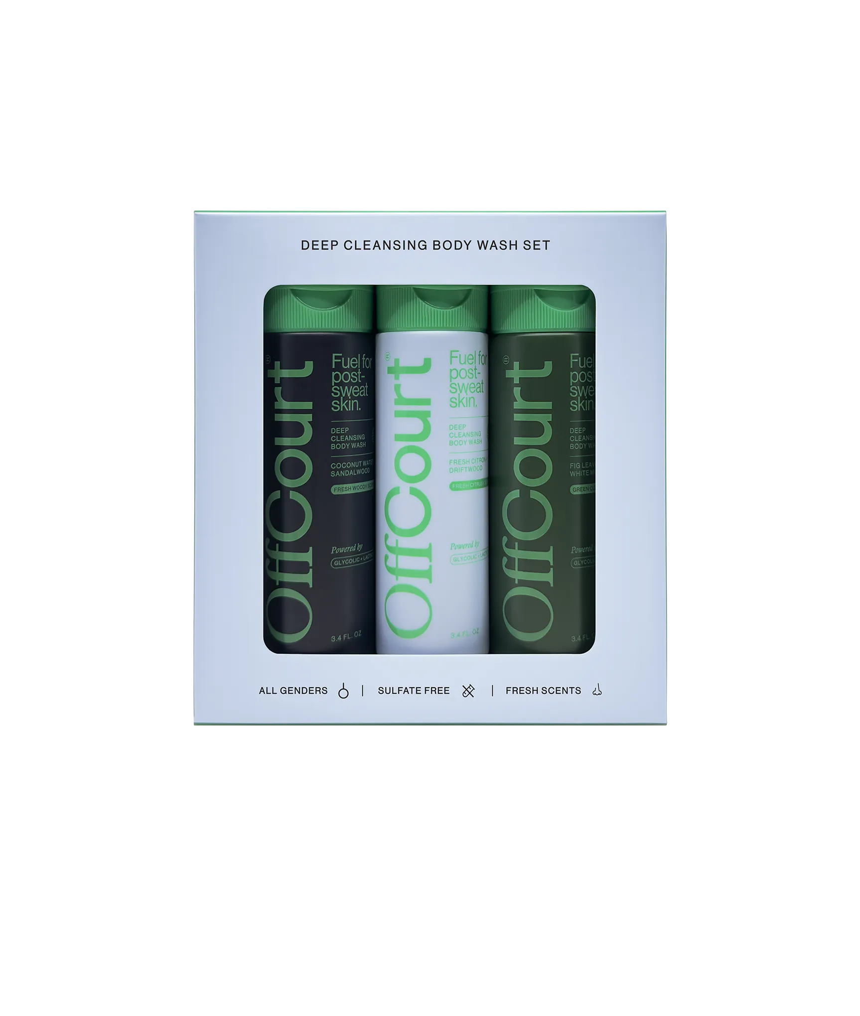Deep Cleansing Body Wash Trio Pack