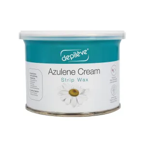 Depileve Soft Wax, Azulene Cream Rosin, 14 oz