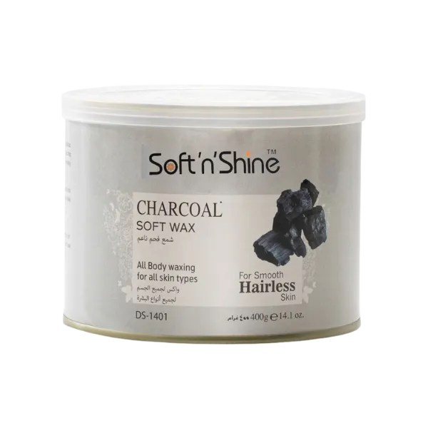 Derma Shine Charcoal Soft Wax 400g
