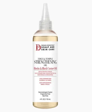 Design Essentials Edge And Temple Strengthening Oil With Biotin And Black Castor Oil