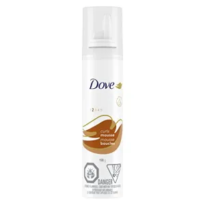 Dove Style Care Mousse, nourishing curls, hair styling for curly, wavy hair and extra curl definition 198 GR