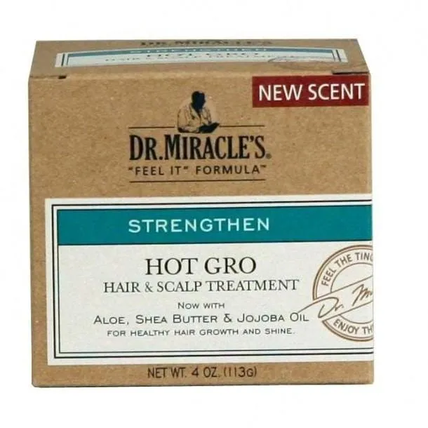 Dr. Miracle Hot Gro Hair Scalp Treatment Conditioner Super 4 oz