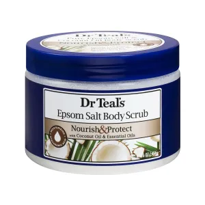 DR TEAL’S Epsom Salt Body Scrub Nourish & Protect with Coconut Oil & Essential Oils