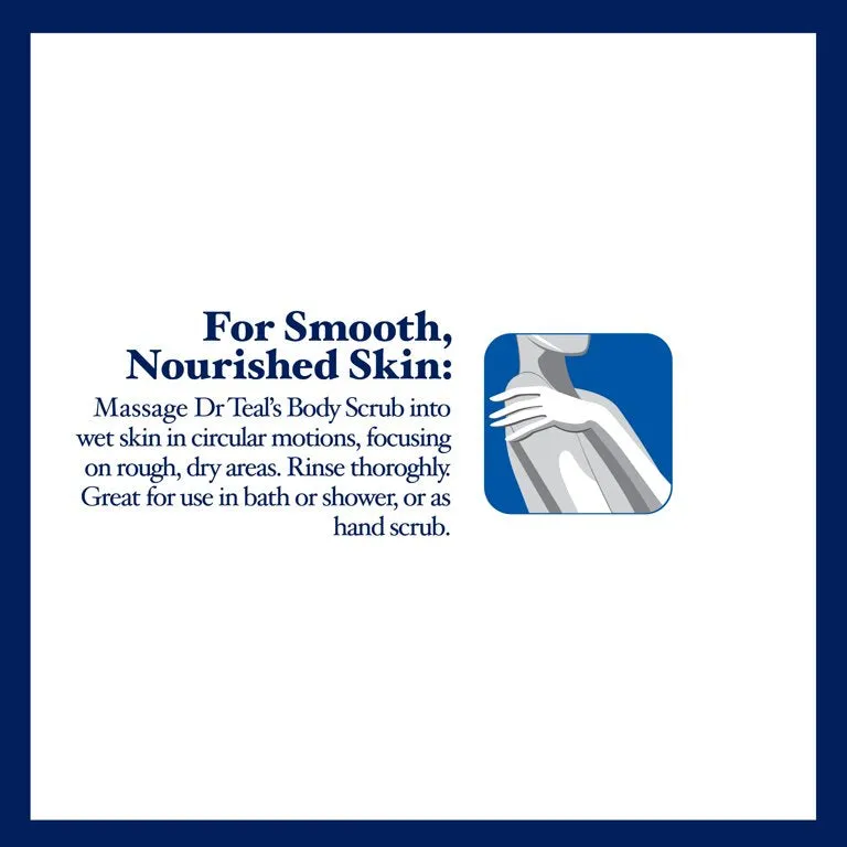 DR TEAL’S Epsom Salt Body Scrub Nourish & Protect with Coconut Oil & Essential Oils