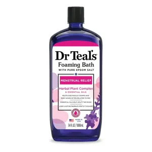 DR TEAL'S MENSTRUAL RELIEF FOAMING BATH HERBAL PLANT COMPLEX 1000ML