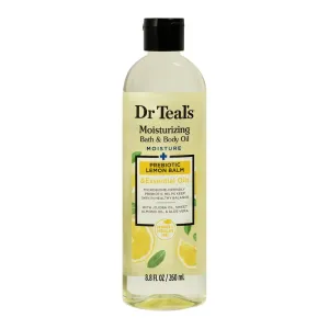 DR TEAL'S MOISTURIZING PREBIOTIC   LEMON BALM BATH & BODY OIL 260ML
