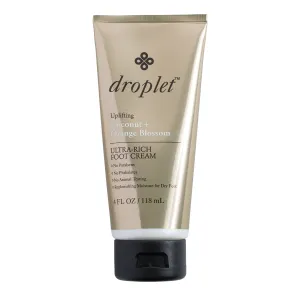 Droplet Uplifting Coconut & Orange Blossom Ultra-Rich Foot Cream 4oz/ 120ml