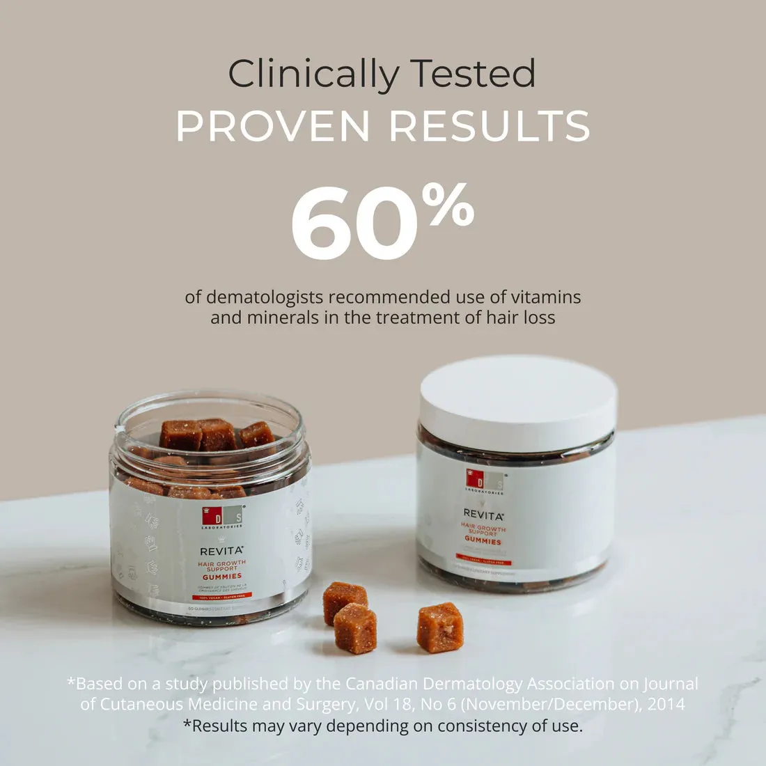 DS Laboratories Revita Hair Growth Support Gummies