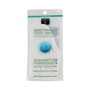 Earth Therapeutics Moisturizing Foot Socks White - 1 Pair