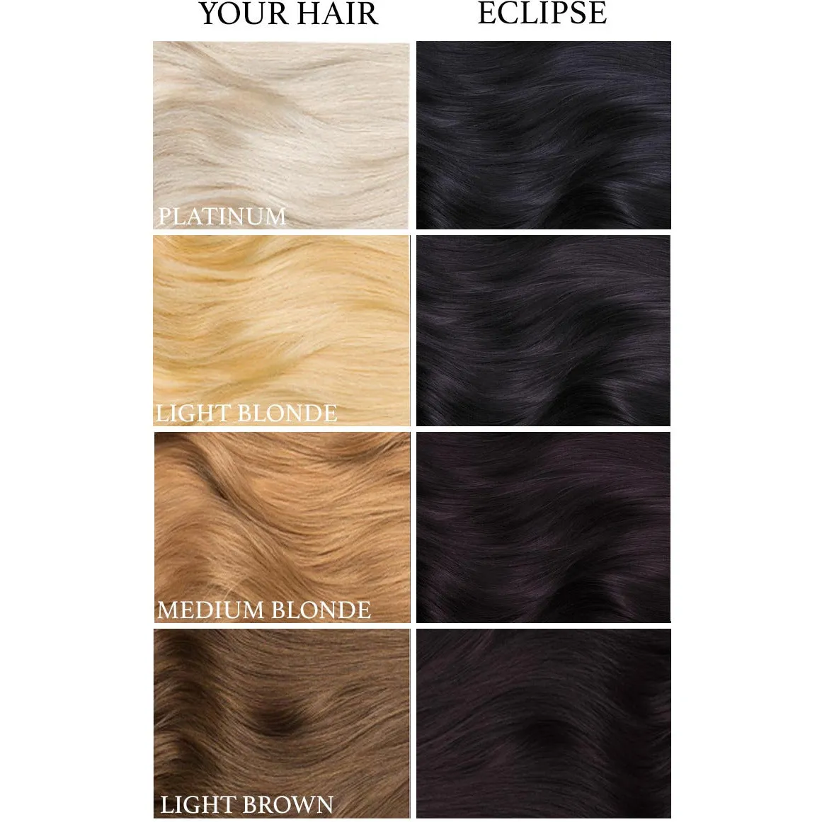 Eclipse Black Semi Permanent Hair Dye 4 Oz.