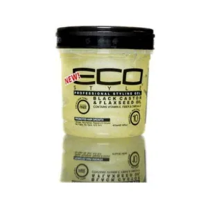 Eco Styler Styling Gel Black Castor & Flaxseed Oil - 8oz - 16oz & 32oz